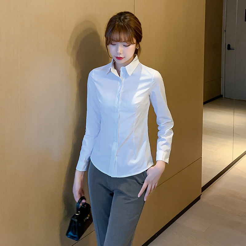 Áo sơ mi nữ dài tay thời trang Haint Boutique, Áo sơ mi nữ công sở phong cách Hàn Quốc, mẫu có nhiều màu lựa chọn HB32