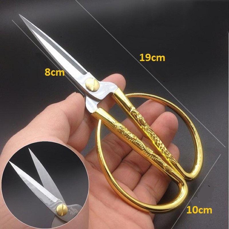 Sỉ 25k -Kéo Vàng Rồng Phụng Cao Cấp , Kéo Cắt Gà