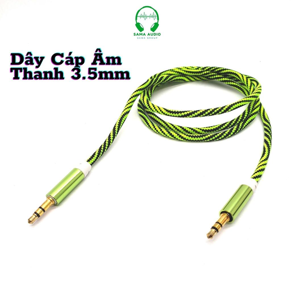 Dây Cáp Âm Thanh - Jack AUX 3.5mm 2 Đầu - Kết Nối Loa Với Điện Thoại, Laptop, Máy Tính, Tivi