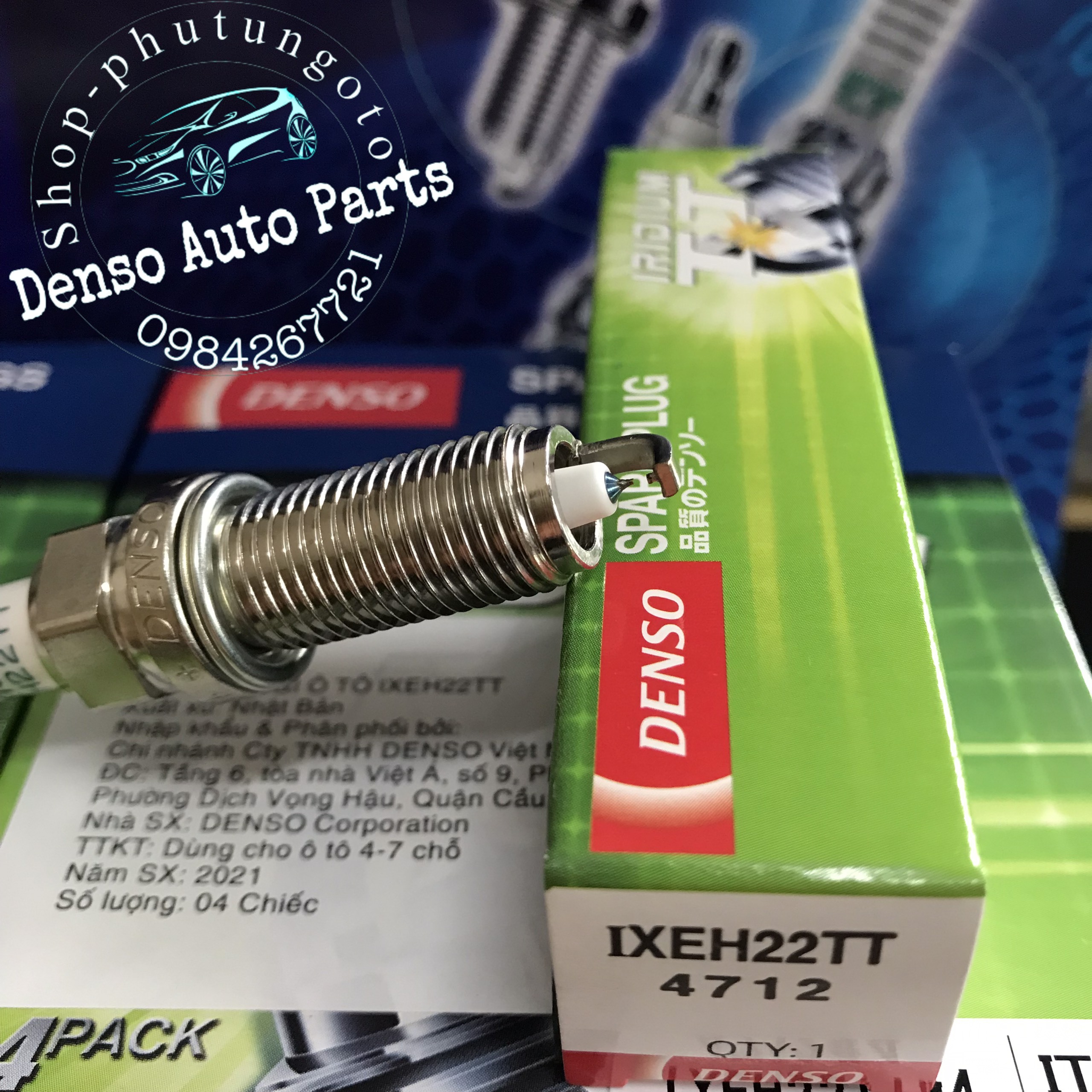 Bugi Denso Iridium TT cao cấp cho các dòng xe