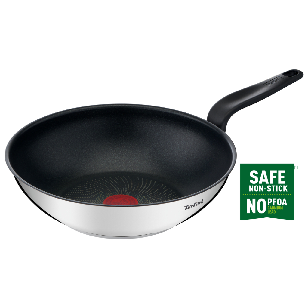 Chảo Sâu Lòng Tefal Primary 28cm, Chảo Chiên Sâu Lòng, Chảo Inox, Chất Liệu Thép Không Gỉ, Phù Hợp Với Mọi Loại Bếp, Nhập Khẩu Pháp, Hàng Chính Hãng