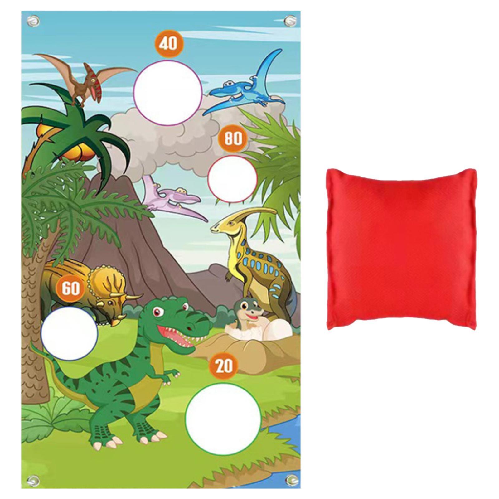 Dinosaur Children Bag Throwing Game Supplies Party Favors Toys for Gifts