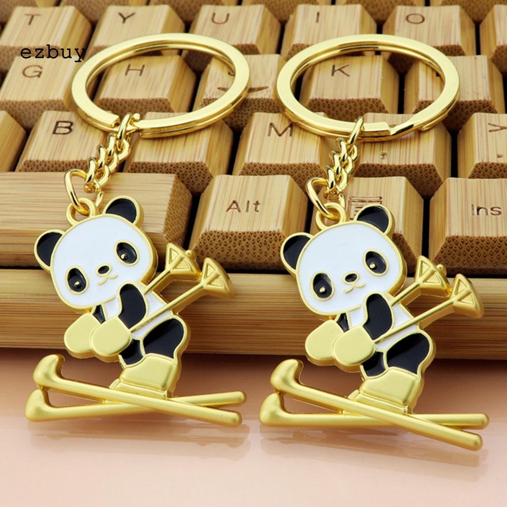 Crafts Keyfob Pendant Mini Animal Figurine Key Ring Fall Resistant Event Gift