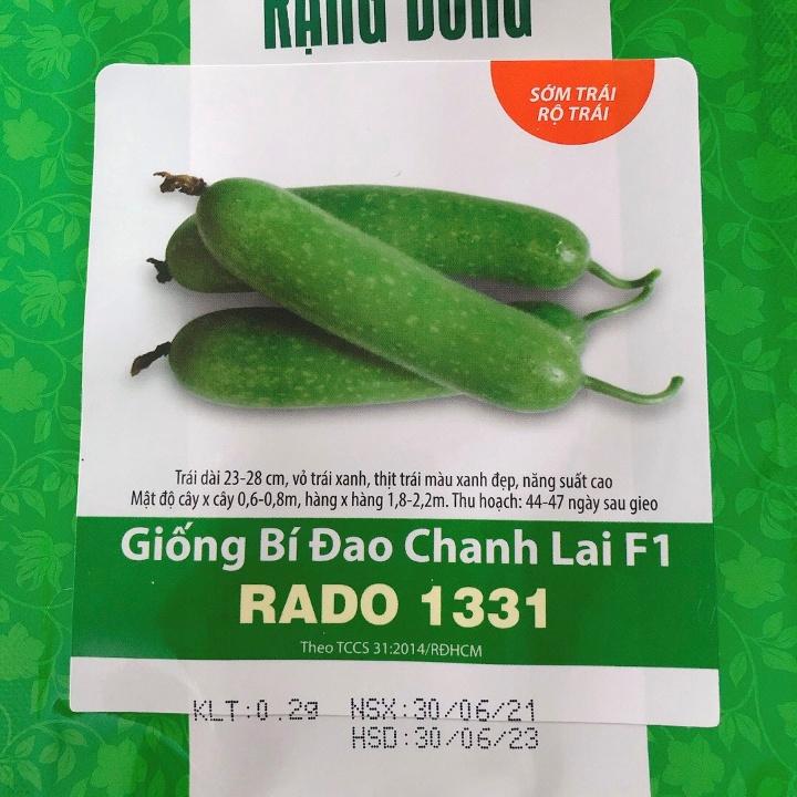 Hạt giống RD Bí đao chanh lai F1 Rado 1331 gói 0.2gr