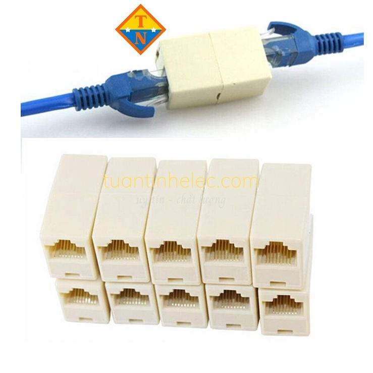 Đầu Nối Dây Mạng Rj45 Cat6 - Mẫu 2 (trắng)