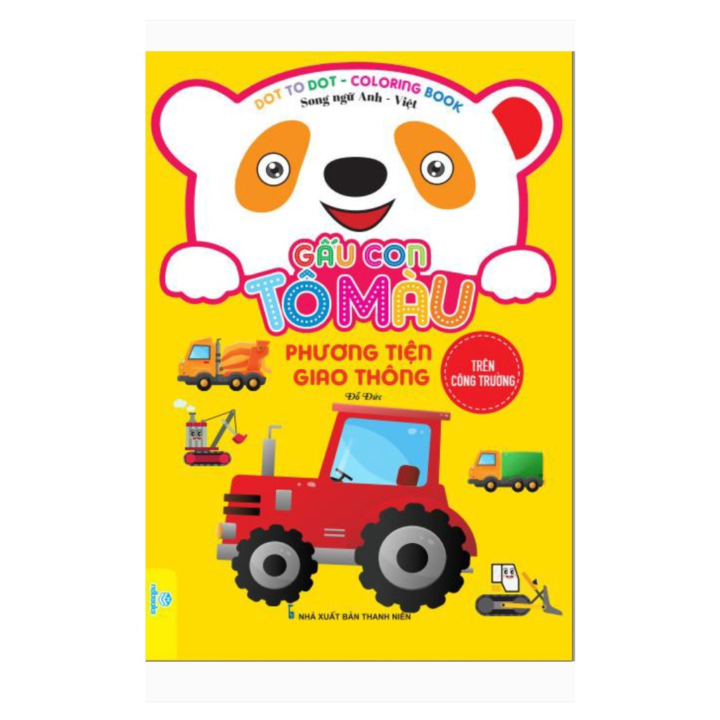 Sách - Combo 6 Cuốn Gấu Con Tô Màu: Phương Tiện Giao Thông - ndbooks