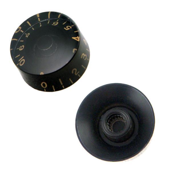 Black Speed Knobs Volume Tone Control Buttons for Gibson LP Electric Guitar