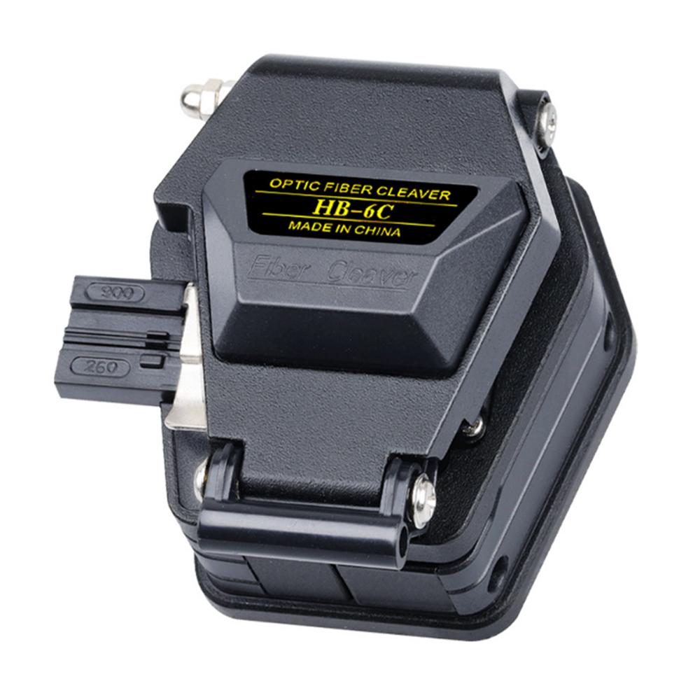 HB-6C Optical Fiber Cleaver Cable Cutting Tool High Precision Optical Fiber Cleaver Stable Angle Stainless Steel Slides