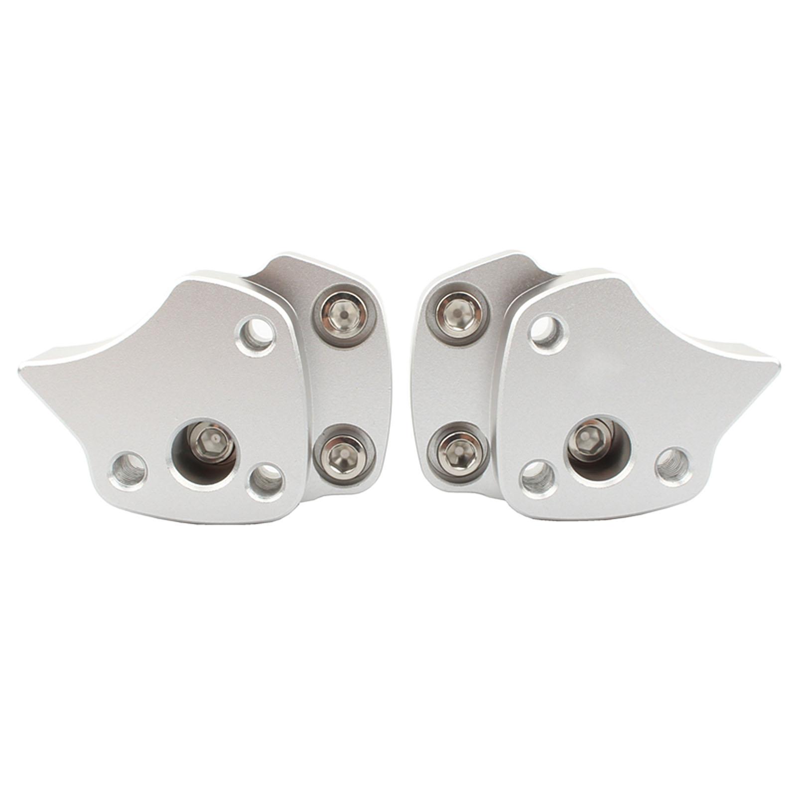 2pcs Universal Motorcycle Handlebar Riser Clamp Mount Set for Yamaha FJR1300