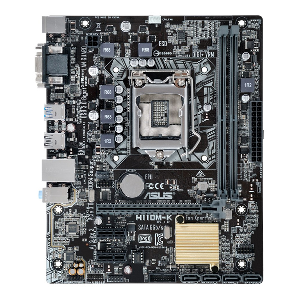 Mainboard Asus H110M K (Socket 1151, DVI+VGA DDR4) - Hàng chính hãng Viết Sơn phân phối