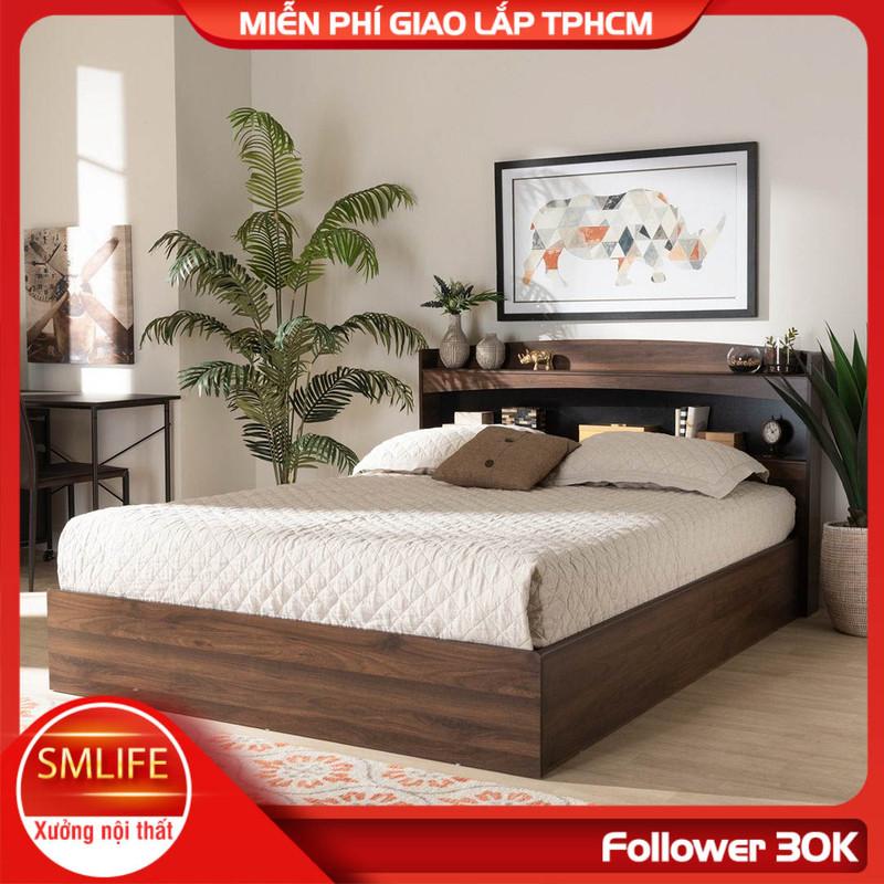 Giường ngủ cá nhân thiết kế đẹp SMLIFE Sigrun