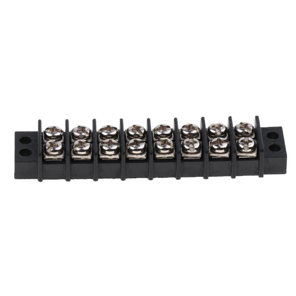4xMarine Boat RV 12V 30A 8 Ways Screw Terminal Block Bus Bar