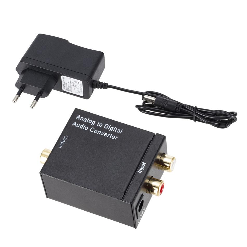 Bộ Chuyển Đổi ADC Analog Sang Kỹ Thuật Số Mới Nhất Đồng Trục Quang Học Âm Thanh RCA Toslink Bộ Chuyển Đổi Âm Thanh SPDIF Bộ Chuyển Đổi Cho Apple TV Cho Xbox 360 DVD