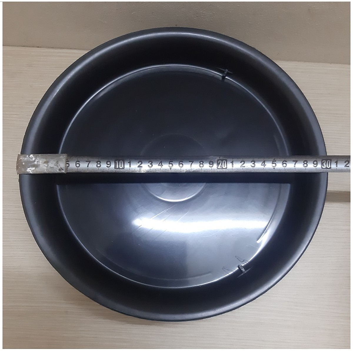 5 Khay Đĩa Nhựa Lót Đế Chậu D300 - Màu Đen
