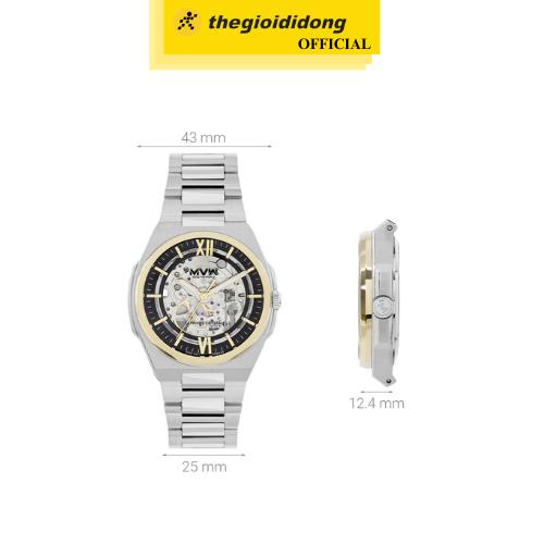 Đồng hồ MVW Galaxy 43 mm Nam MSA088-02-S2 - Hàng Chính Hãng