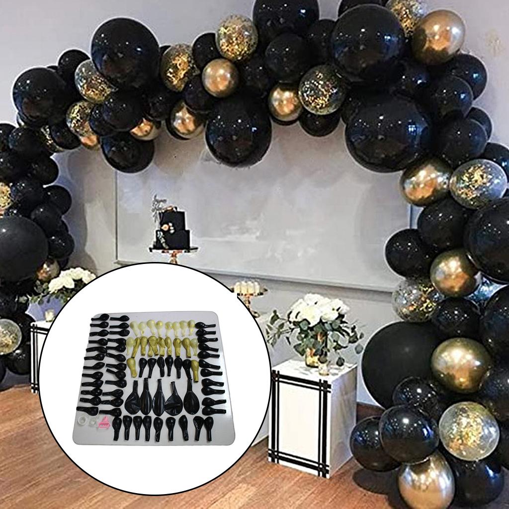 Balloon Arch Kit Balloons Garland Wedding Party Baby Shower Decor Black
