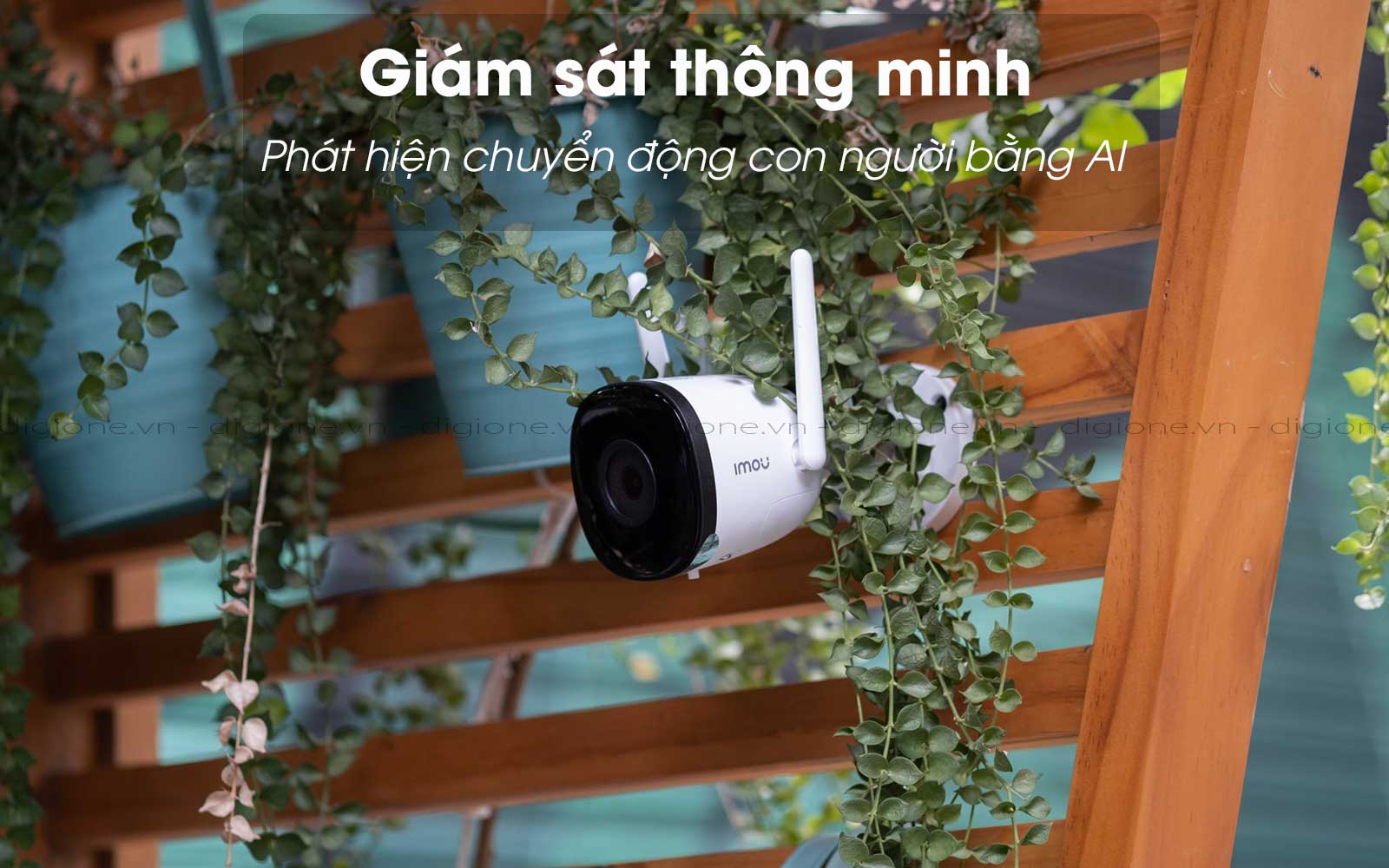 Camera ngoài trời IMOU F22P, F22FP chống nước, phát hiện chuyển động - Hàng chính hãng