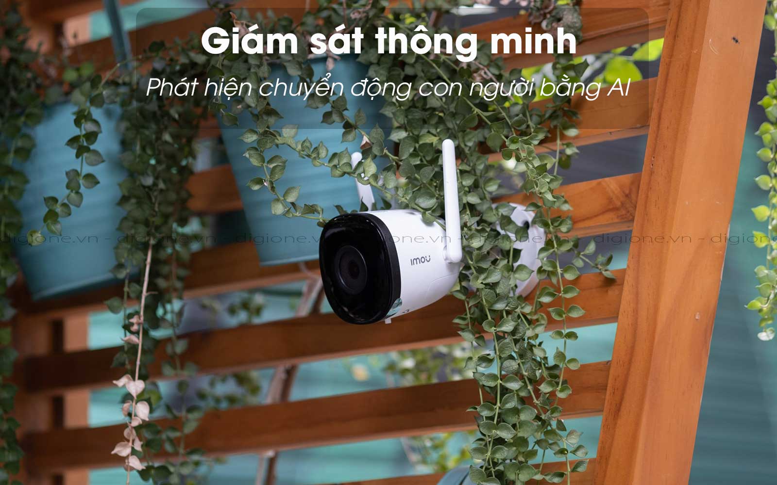 Camera ngoài trời IMOU F22P, F22FP chống nước, phát hiện chuyển động - Hàng chính hãng