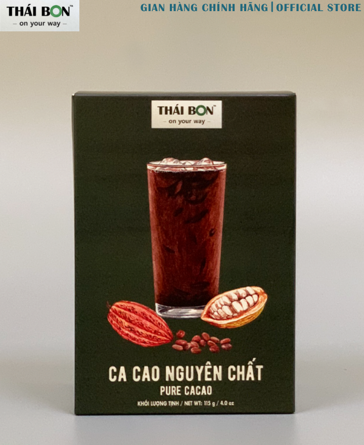Ca cao nguyên chất hộp 250g - Bột Ca cao Thái Bon