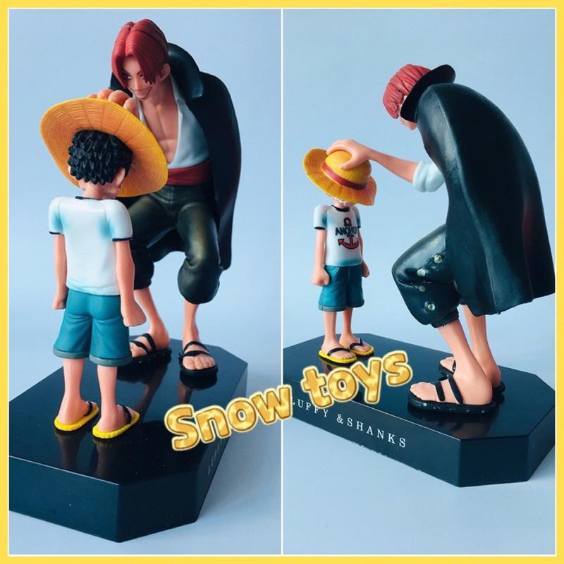 Mô hình One Piece - Figure Luffy và Shank lúc chia tay cao 18cm