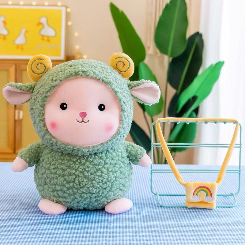 Gối bông Cừu Túi Chéo cao cấp siêu dễ thương đủ size