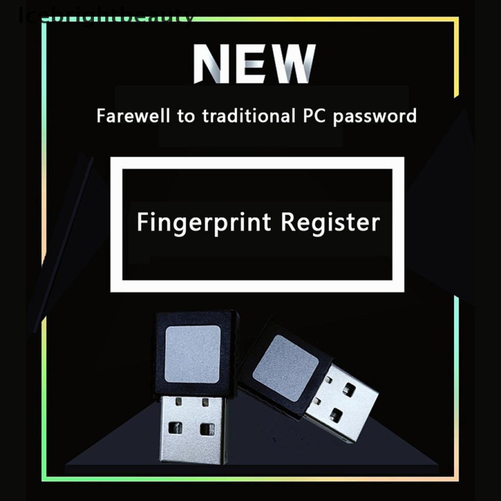 Icebrightbeauty Smart ID USB Fingerprint Reader For Windows 10 32/64Bit Password-Free Login Lock VN