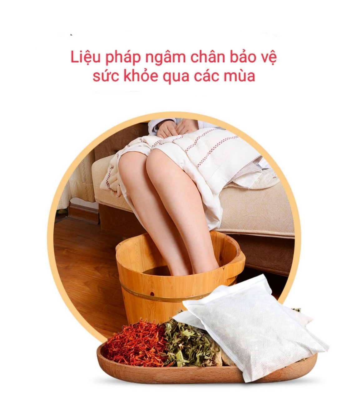 Combo 2 túi Thảo Dược Ngâm Chân, Thảo Mộc Ngâm Chân Khử Mùi Hôi ,Lưu Thông Khí Huyết, Giúp Ăn Ngon Ngủ tốt