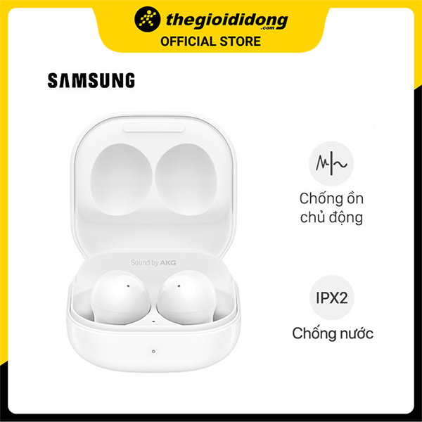 Tai nghe Bluetooth True Wireless Samsung Galaxy Buds 2 R177N Trắng - Hàng Chính Hãng