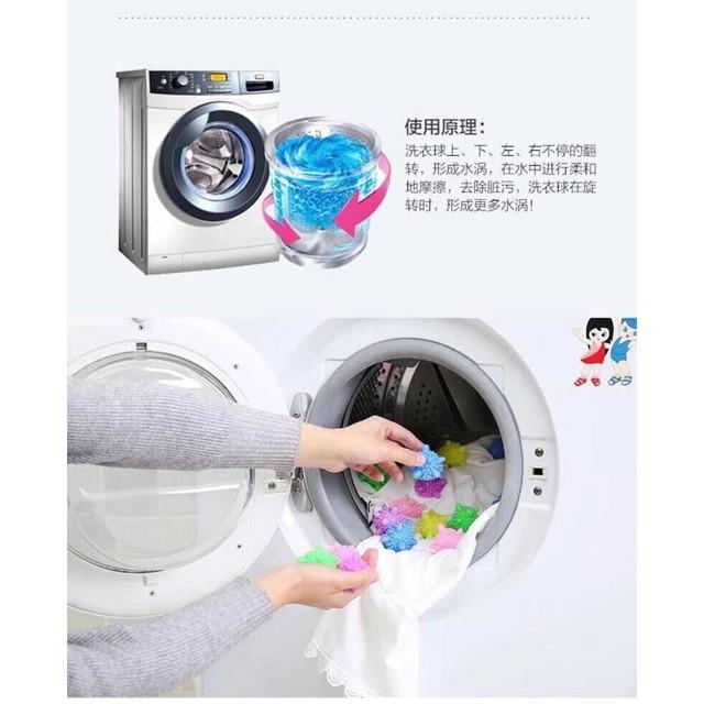 Sét 10 bóng giặt cầu gai