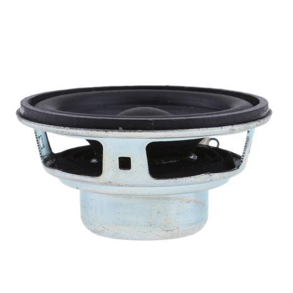 2X 45mm 4Ohm 5W Full Range Audio Speaker Round Loudspeaker 16 Coil Rubber Edge