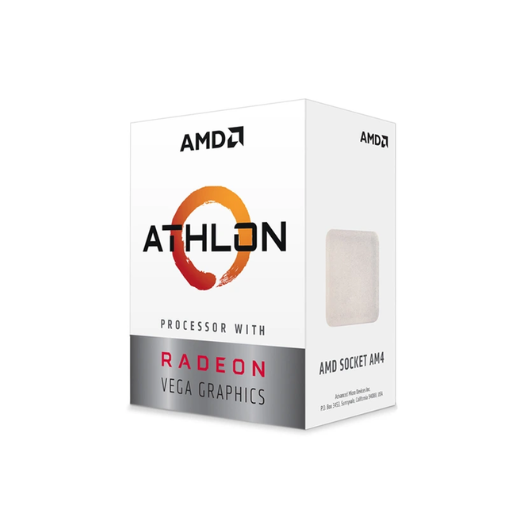 Bộ Vi Xử Lý CPU AMD Athlon 3000G  3.5 GHz/5 MB/2 Cores 4 Threads/Socket AM4 (YD3000C6FHSPK) - Kèm Quạt Làm Mát - Hàng Chính Hãng