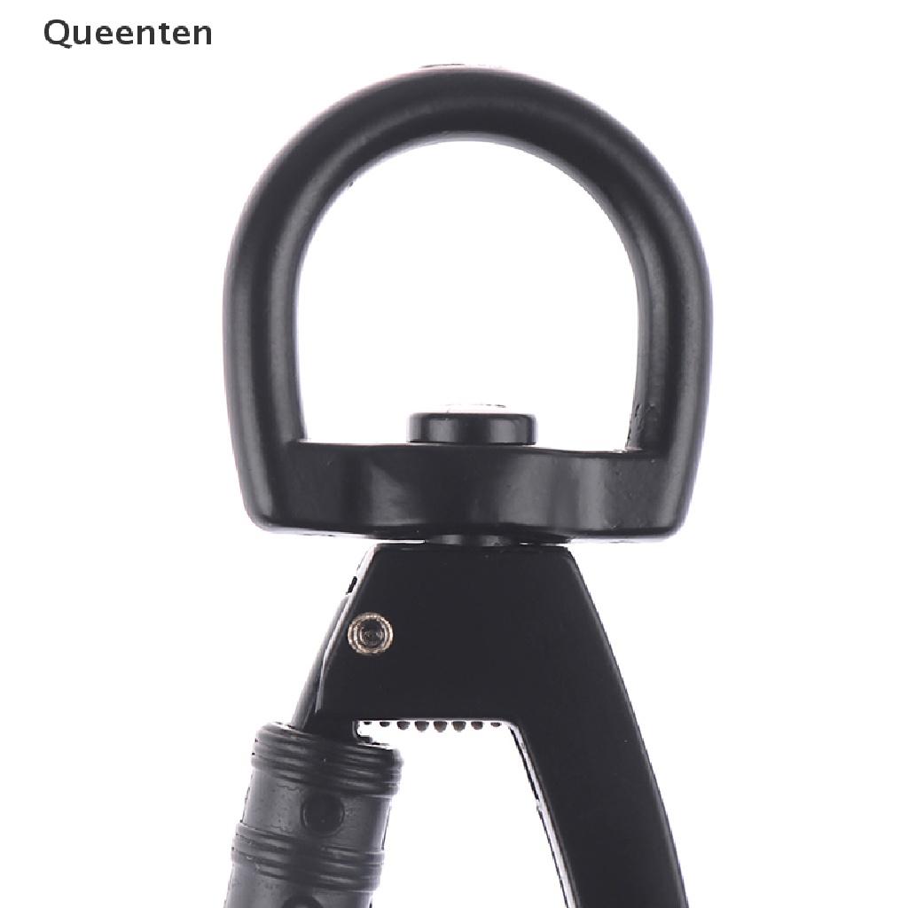 Queenten 1PC Outdoor D-type Buckle Auto Locking Carabiner With Swivel Rotating Ring QT