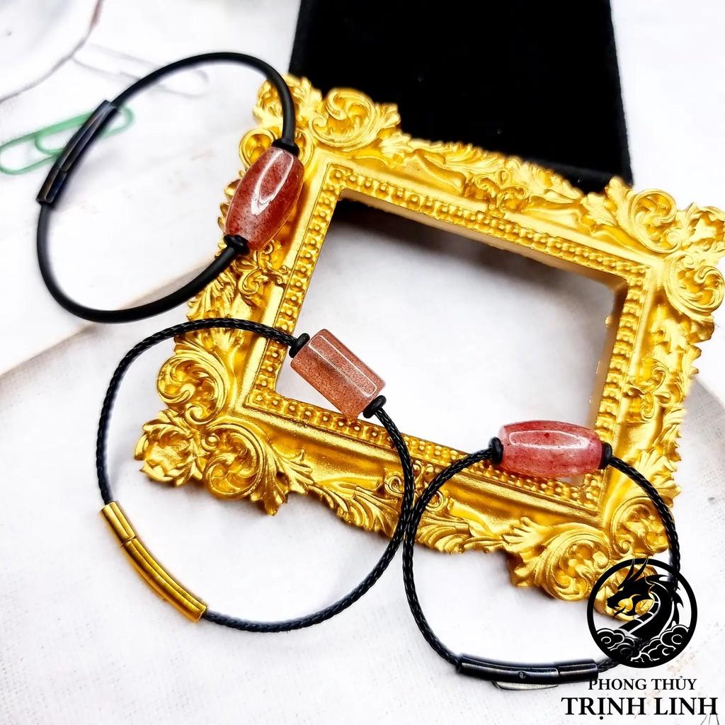 VÒNG TAY LU THỐNG TRÒN TA DÂU TÂY HỒNG