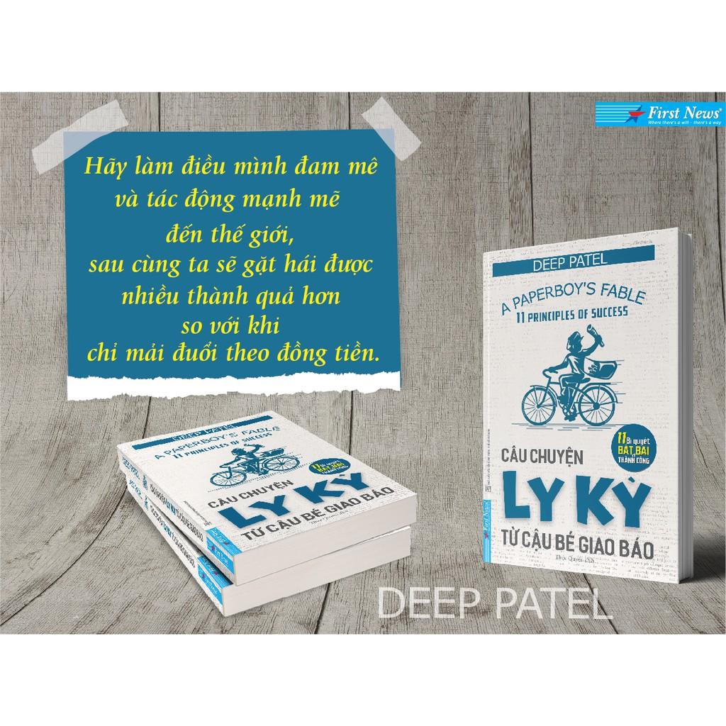 Sách - Combo Câu Chuyện Ly Kỳ Từ Cậu Bé Giao Báo + Dám Nghĩ Lớn  - First News