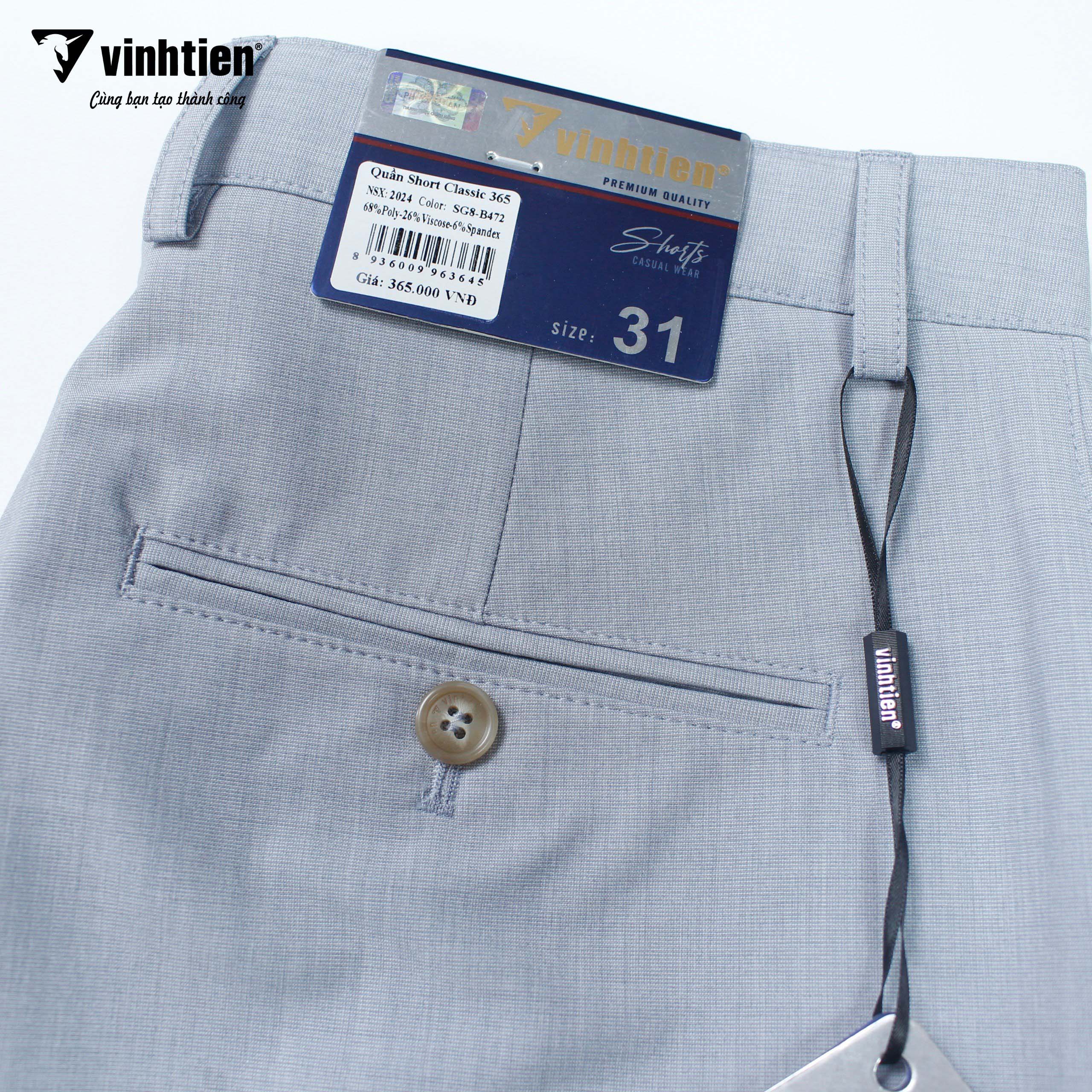 Quần Shorts Classic 345 Vĩnh Tiến - Nhiều Màu