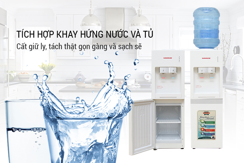 Cây Nước Nóng Lạnh Sunhouse SHD9602 - Hàng chính hãng