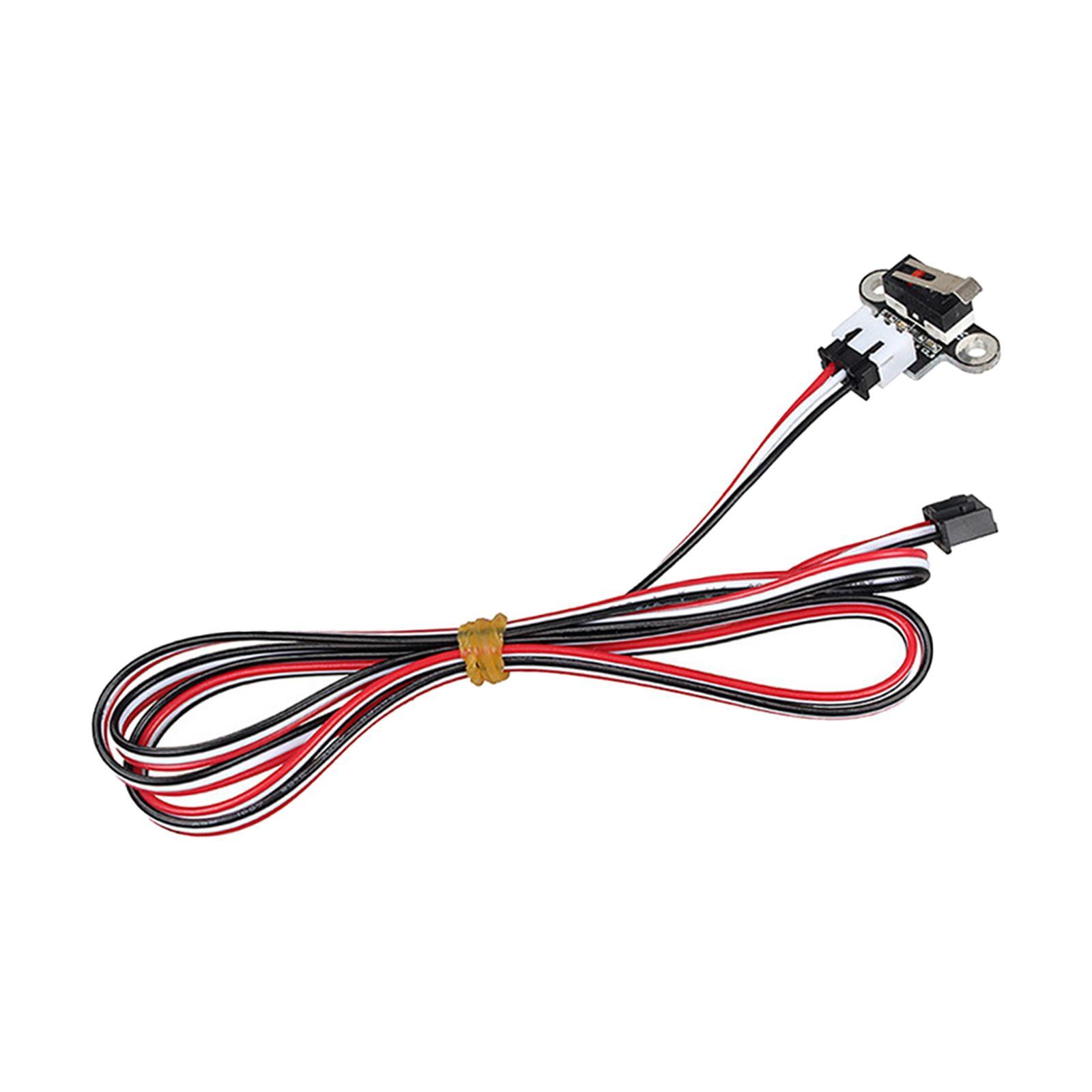 Mechanical Limit Switch Module with 1M Cable, Endstop Switch, with Indicator Replacement Parts, 3D Printer Parts 3Pin for Ramps 1.4 Accessories