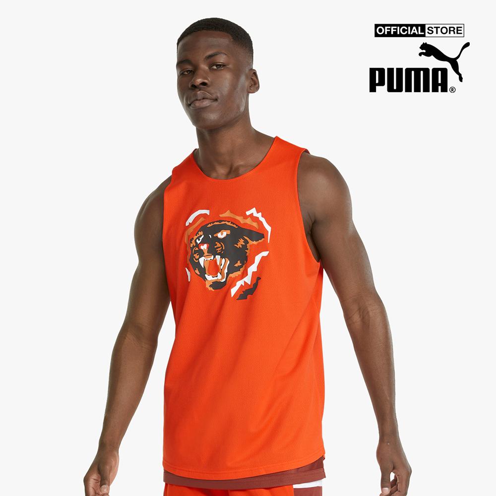 PUMA - Áo thun thể thao nam sát nách Give and Go 534195