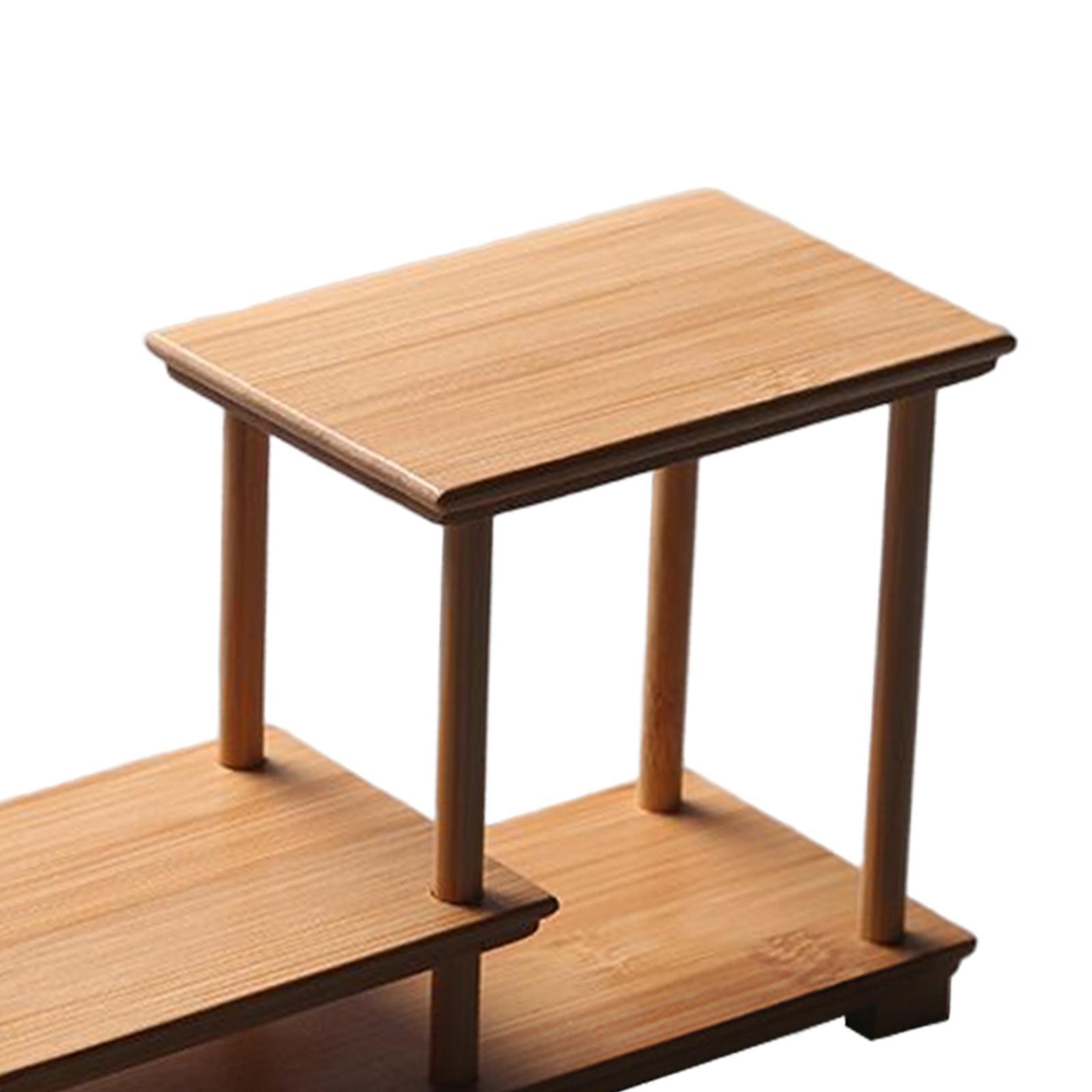 Spice Rack Storage Shelves Showcase Fixtures for Model Collectibles Cosmetic