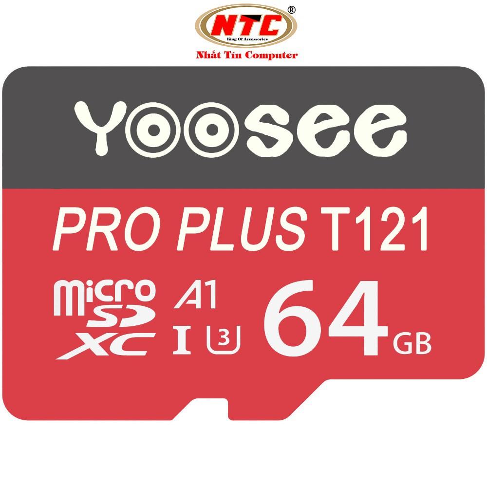 Thẻ nhớ microSDXC Yoosee Pro Plus 64GB A1 U3 4K R95MB/s W45MB/s (Đỏ)