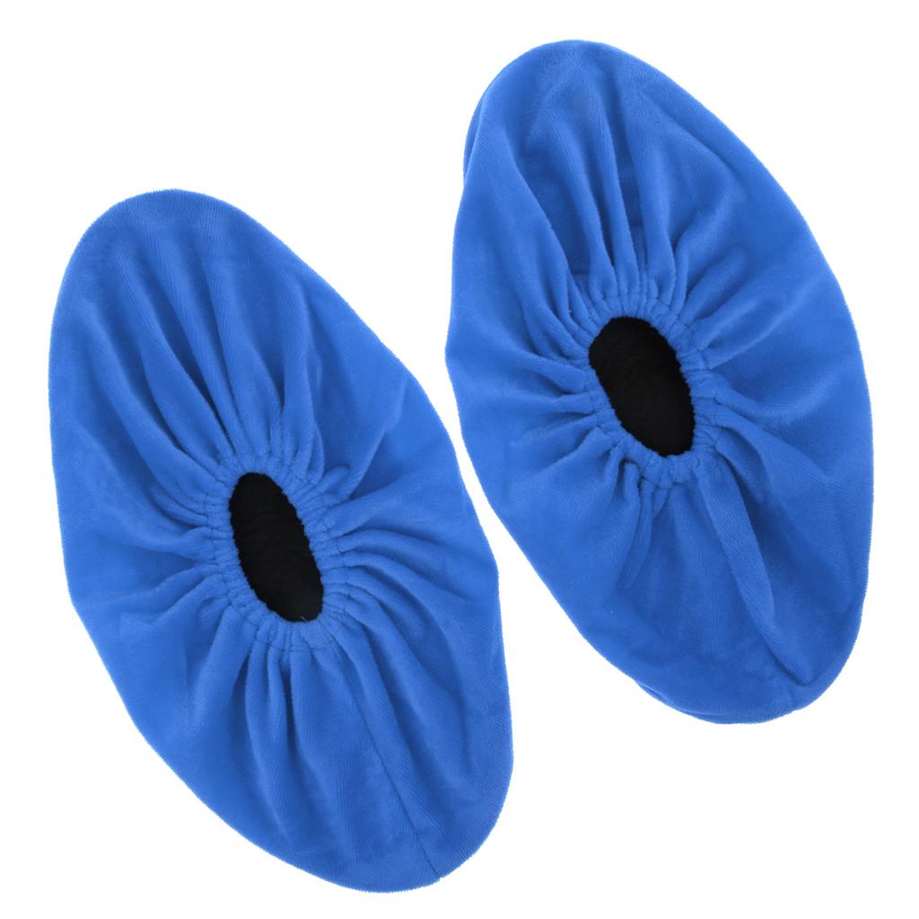 4 Pair Shoe Boots Covers Stretchy Slip-on Overshoes For Workshop Computer Room