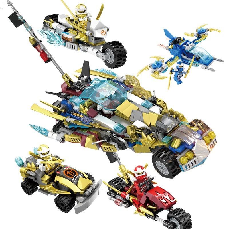 Đồ chơi xếp hình Lego ninjago xe full 8 bộ