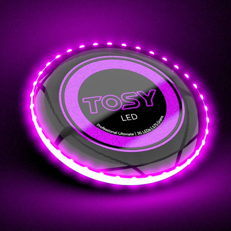 Đĩa ném TOSY Ultimate Disc - 36 LEDs Tím