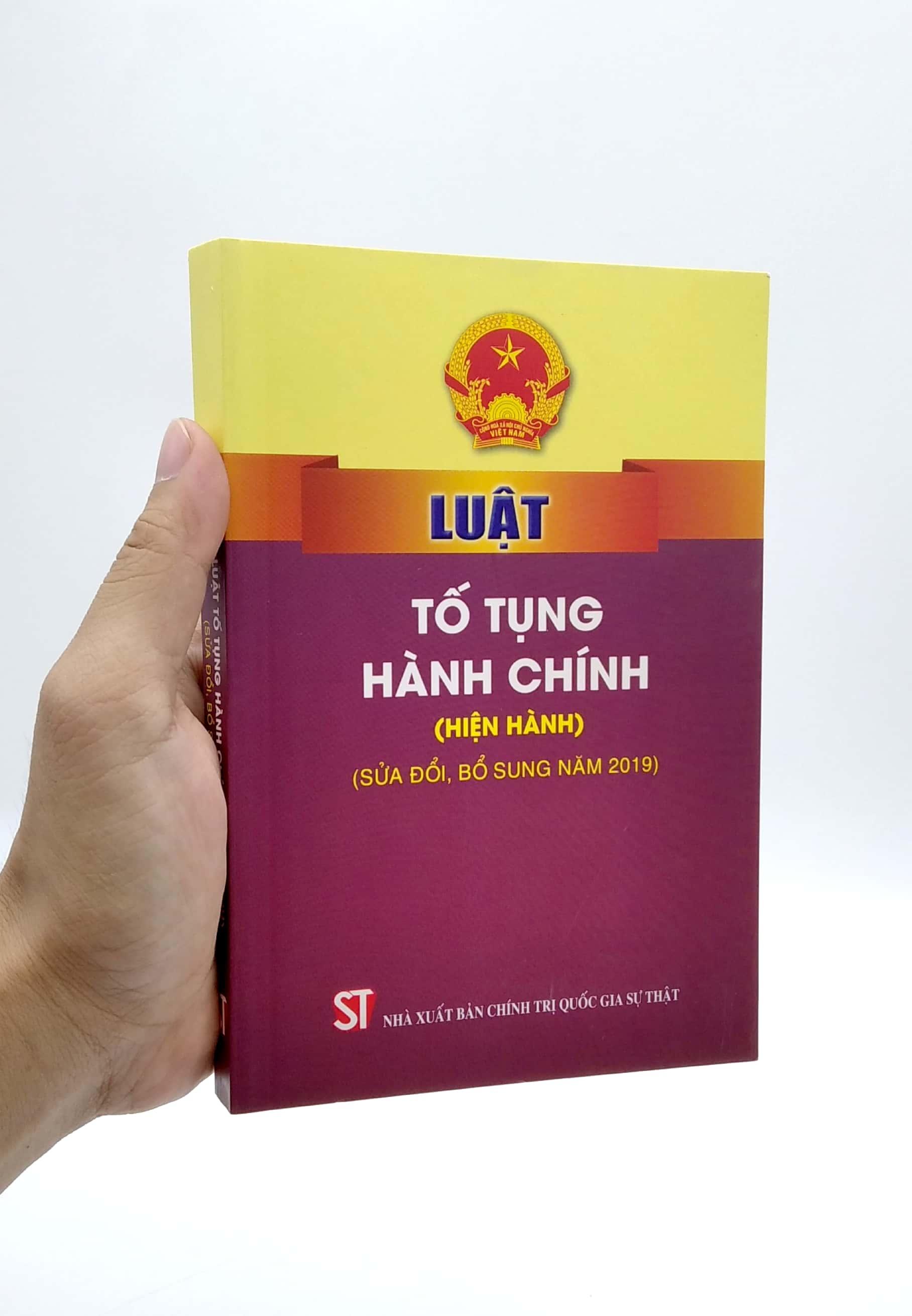 Luật Tố Tụng Hành Chính (Hiện Hành) (Sửa Đổi, Bổ Sung Năm 2019)