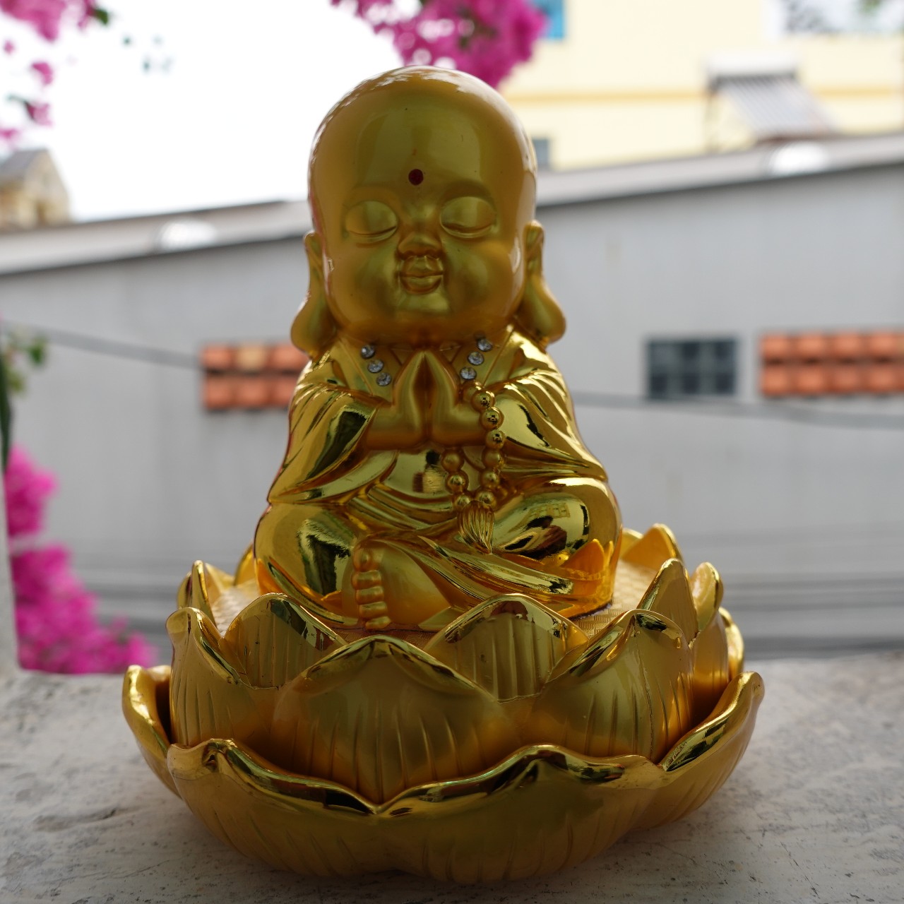 Tượng Phật trang trí xe hơi bàn làm việc - T050
