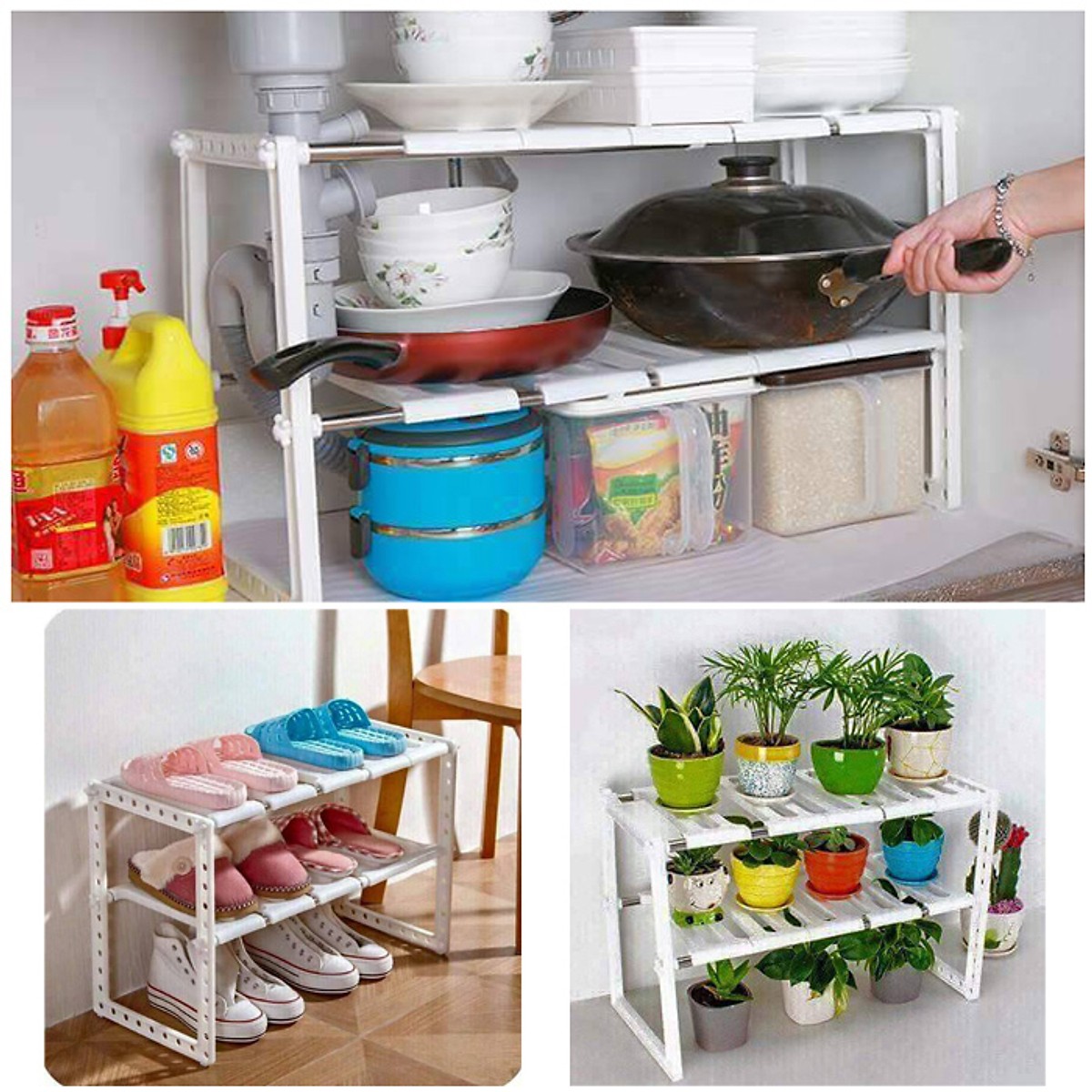 Kệ bếp đa năng 2 tầng