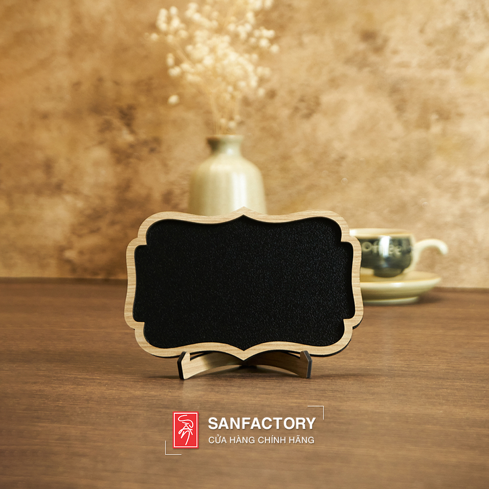 Bảng đen mini viết phấn để bàn trang trí tiệc cưới, sinh nhật DIY SAN-VP07