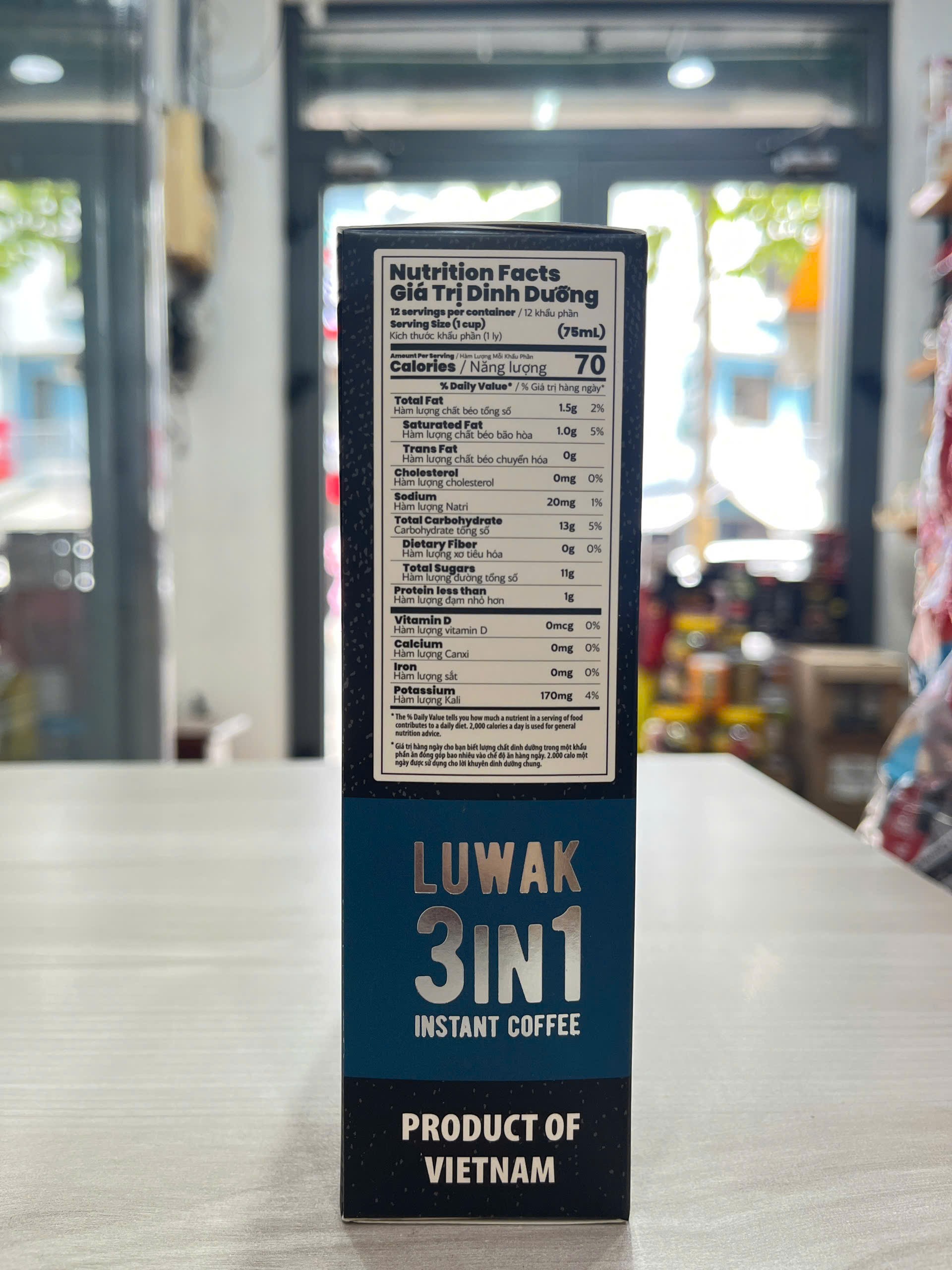 Cà phê Chồn Hòa Tan Mr Việt 204g - Mr Viet Luwak Instant Coffee - (12 gói x 17g )