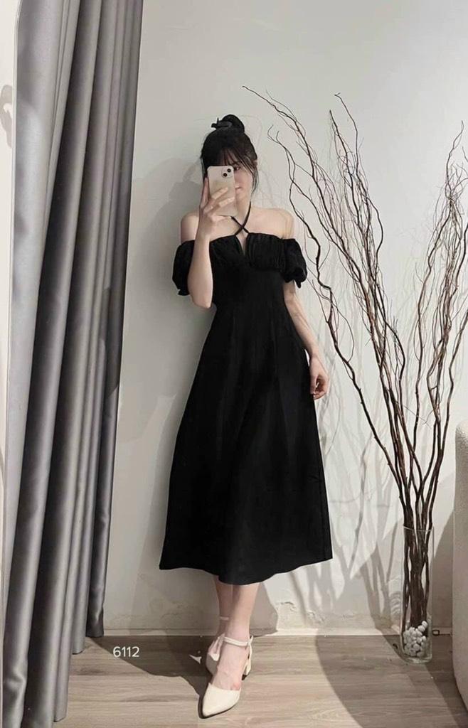 ĐẦM MAXI TAY PHỒNG RÚT DÂY NGỰC MẶC NHIỀU KIỂU 13259