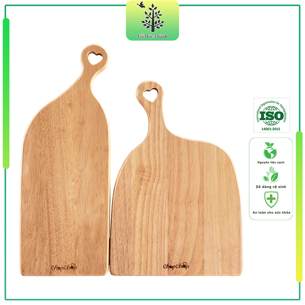 Bộ 2 Thớt "Đôi Thớt Bên Nhau" ChopChop 03991-13991 | Cắt thái - Decor | Đạt tiêu chuẩn vệ sinh an toàn thực phẩm